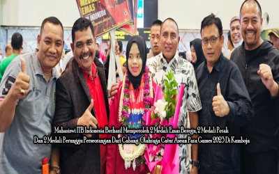 Mahasiswi ITB Indonesia Berhasil Memperoleh 2 Medali Emas Beregu, 2 Medali Perak Dan 2 Medali Perunggu